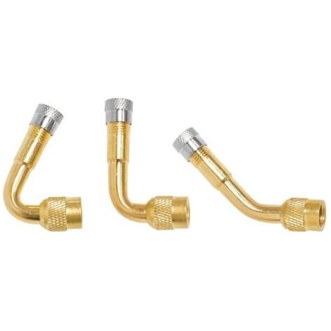 6 Pièces Pneu Valve Rallonge 45° 90° 135° Pneu Valve de Adaptateur, Pneu Prolongateur Coude de Valve, Air Pneu Valve Extension, Raccord Prolongateur Coude pour Voiture Moto Vélo Camion (1/5)
