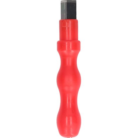 Couteau de découpe manuelle avec manche PC et lame en acier rapide pour bandes de silicone souples de néon, angle droit. (1/5)