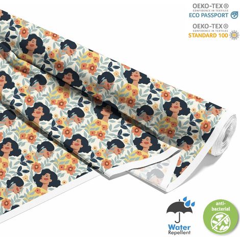 Outdoor-Dekorstoff Oxford – Feminines Motiv DX10039 (1/5)