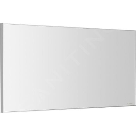 Miroir cadre AROWANA 100x50cm, chromé (1/5)