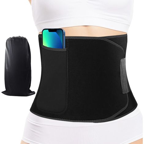 Ceinture de Sudation, Homme et Femme Ceinture Abdominale Néoprène Fitness Sauna Ceinture Amincissant Réglable (1/5)