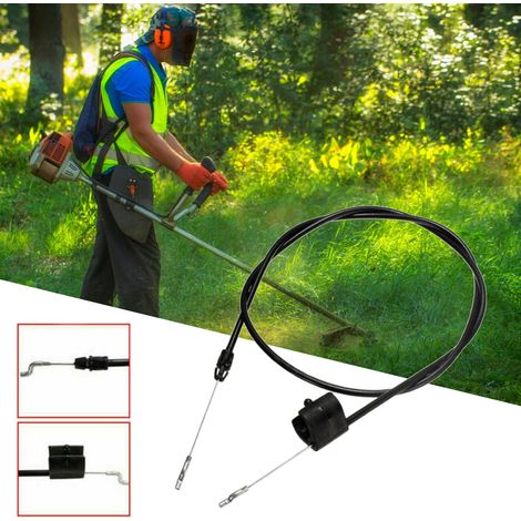 Zoternen Câble d'accélérateur pour tondeuse à gazon  Câble de contrôle de zone moteur pour Weed Eater Z Bend à chaque extrémité (1/5)