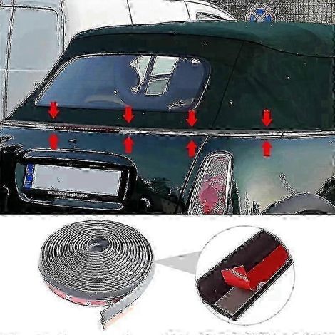 Kit de réparation de joint d'étanchéité arrière de capote souple pour BMW Mini One Cooper S Cabriolet R52 (2001-2006, auto-adhésif)CD -YT4
