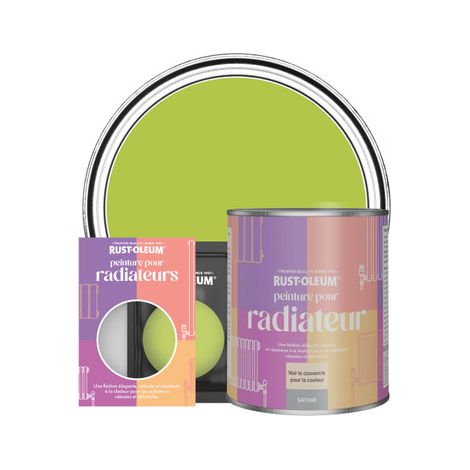 Peinture pour Radiateur, Finition Satinée - Citron Vert (1/3)