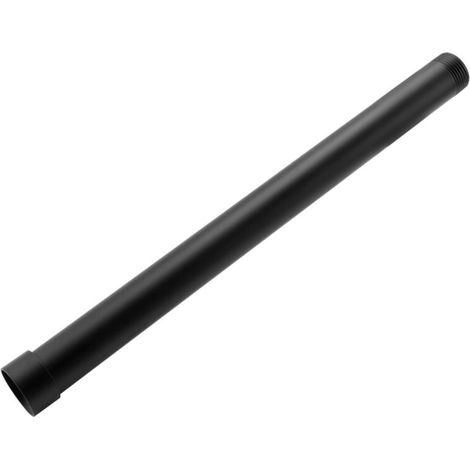 Tuyau de douche noir 30 cm en laiton, rallonge pour mitigeur, flexible de douche robuste, accessoire de salle de bain, connexion filetée standard, 30 centimètres. (1/5)