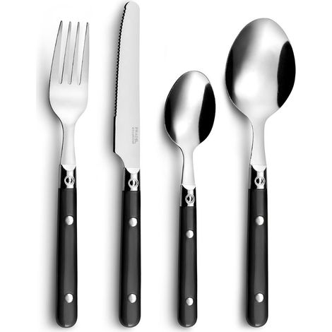 CUBERTERIA SAXO NEGRO 16 PIEZAS AMEFA