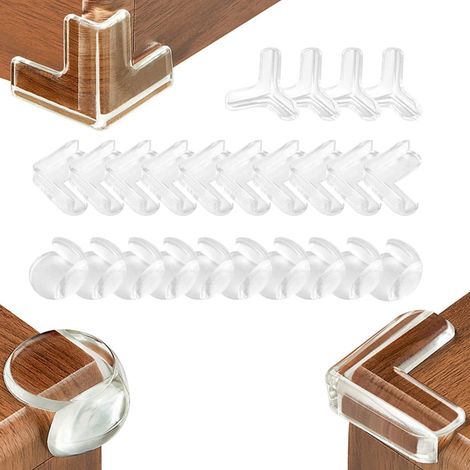 Beyamis Lot24 protections angles meubles - Silicone épais sécurité enfant (1/5)