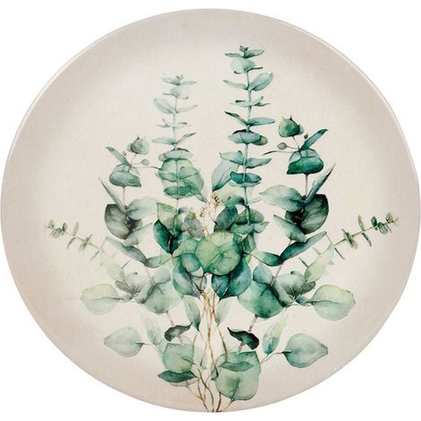 Dessous de plat dolomite Eucalyptus vert 20cm (1/3)