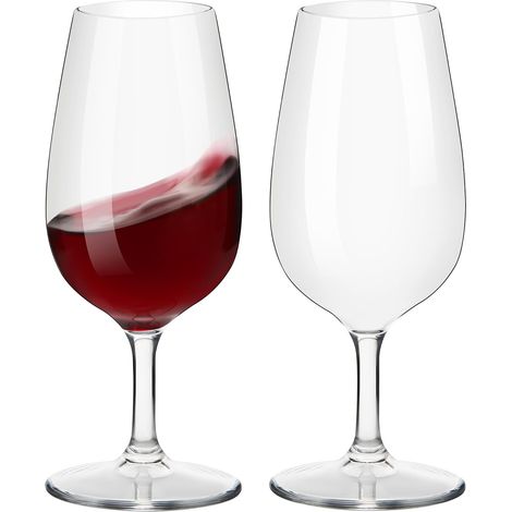 2 Verres à vin Tritan incassables et élégants