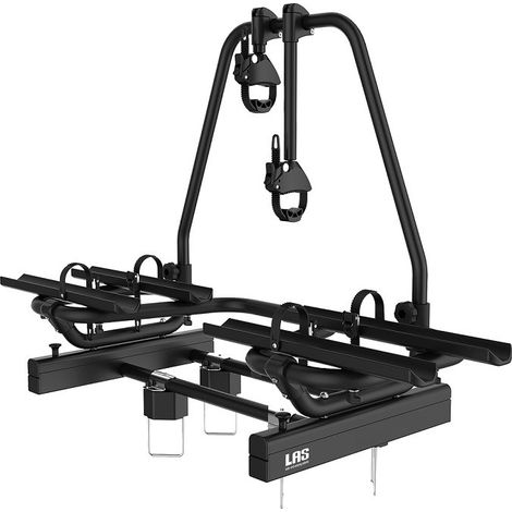 Porte-vélos LAS BC260 noir pour timon remorque et caravane (1/3)