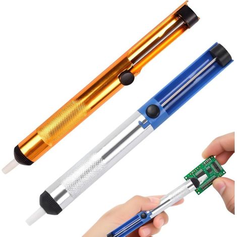 2 Pièces Pompe À Dessouder,Accessoire Indispensable Pour Les Soudeurs Professionnels,Pompe A Dessouder,Pompe Dessouder,Pompe À Dessouder Professionnelle,Pour Aspirer L'Étain À Souder Liquide