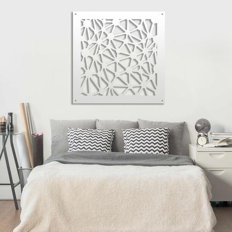 ATOM - Pannello in PVC traforato - Parasole - Colore: bianco - Misura: 48x48 cm (1/3)