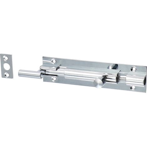 TIMCO Necked Barrel Bolt Polished Chrome - 100 x 25mm