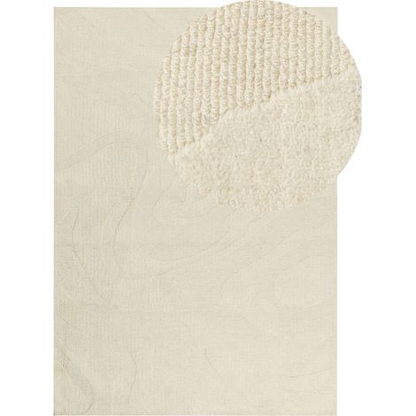 Rug SASNAK Beige 200 x 300 cm Wool (1/5)