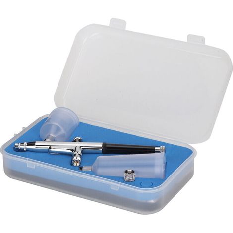Kit de pistolet à peinture à double action et gravité 0.3mm pour décoration de gâteaux et travaux artistiques