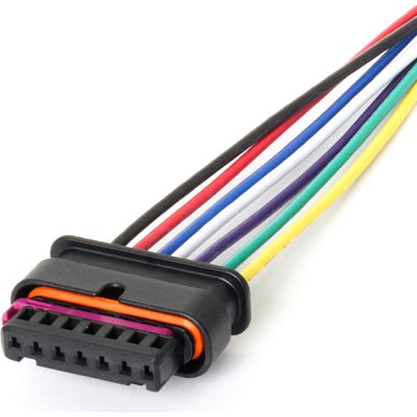DJ7076A-1.2-21 est un faisceau de câblage pré-assemblé (6189-7732) adapté au régulateur de vitesse adaptatif ACC de Volkswagen et Audi. (1/3)