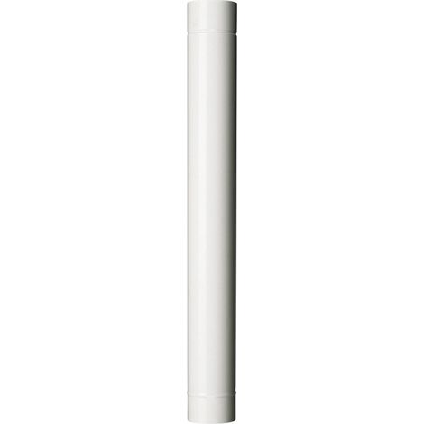 6PZ TUBO PER STUFA A LEGNA PORCELLANATO CLASSIC Col. Bianco Ø cm. 14x 50