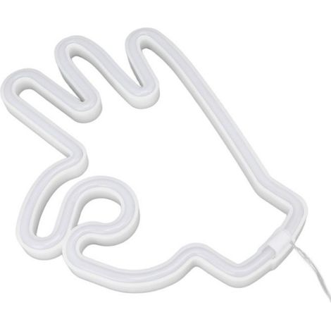Main Doigt Enseignes Au Néon Lumière OK Gesture Main Doigt LED Néon Lumière Lumineuse USB et puericulture veilleuse (1/5)