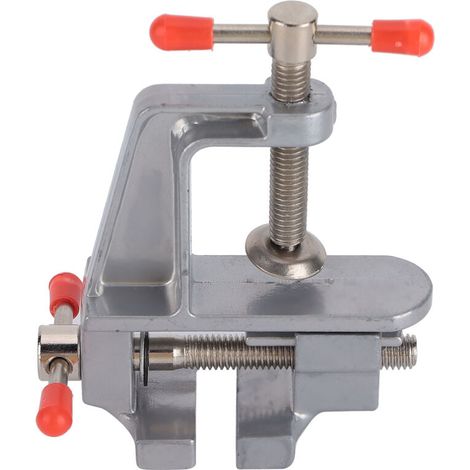 Jeffergarden Mini étau d'établi, ouverture de mâchoire de 2,8 cm (1,1 po), serrage de table pour le meulage, le perçage et la sculpture de précision.-DOU