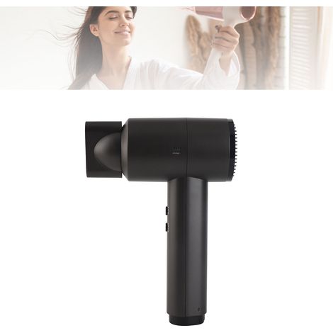Secador de pelo inalámbrico con batería de 5000 mAh y 6 velocidades: ideal para viajes, el hogar y acampadas. Carcasa de ABS, 238 mm, incluye concentrador, base de carga y adaptador de corriente. (1/5)