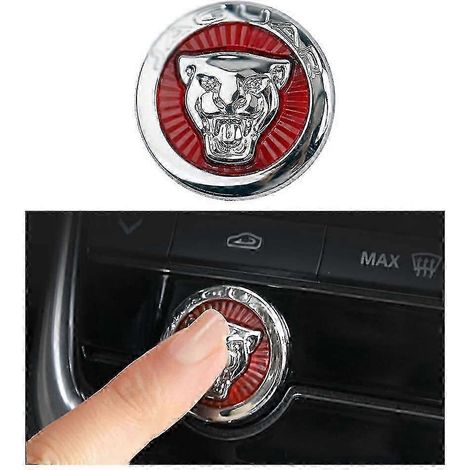 Knopf für Start- und Zentralverriegelung, dekorativer Pailletten-Abdeckungsaufkleber, passend für Jaguar XFL, XE, XEL, XJ, XJL, F-PACE, F-Type - ZP