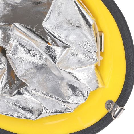 Casque de pompier Ortviai Modèle double couche ignifuge avec visière et protection épaules résistant aux chocs et à la chaleur pour intervention (1/4)