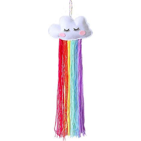 Haarnadelhalter in Wolkenform, Aufbewahrungsorganizer für Babyzimmer, Wanddekoration für Haaraccessoires