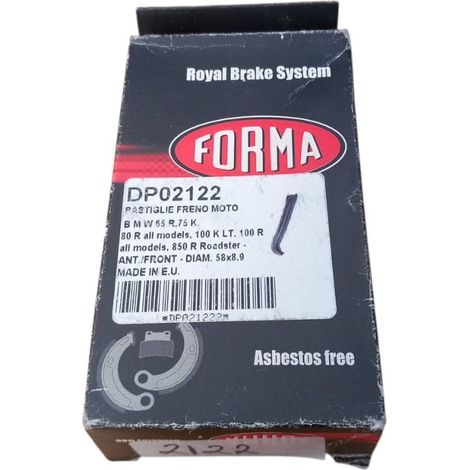 Pastigle freno moto per bmw 100 r all models, 850 r roadster (1/4)