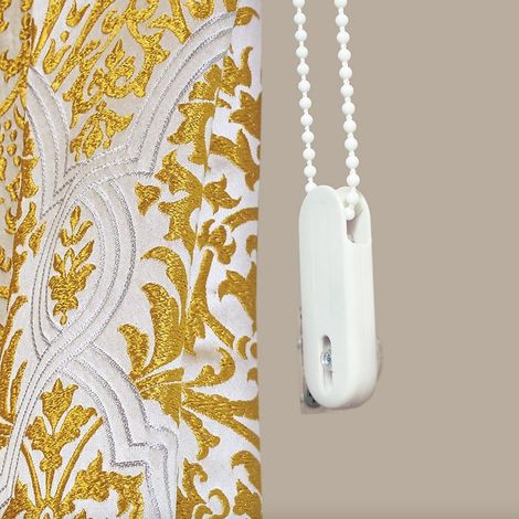 Poignée de fixation pour rideaux, poignée lestée pour rideaux, cordon de traction pour rideaux, accessoires de fixation pour chaînettes de rideaux (1/5)