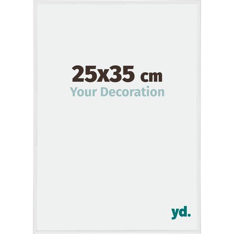 Cadre Puzzle 25x35 cm - Blanc Brillant - Plastique - Annecy. (1/5)