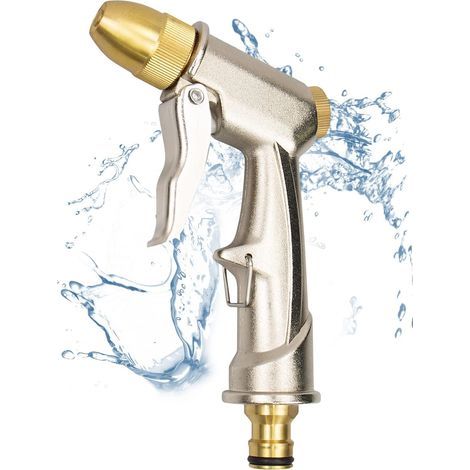 Metal Watering Gun - High Pressure for Garden and Car Washing (1/5)