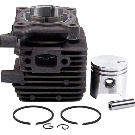 Cylindre Piston Kit 34 mm Pour Débroussailleuse - Compatible Modèles À Moteur 2 Temps - Lot Complet Réparation Moteur ×1