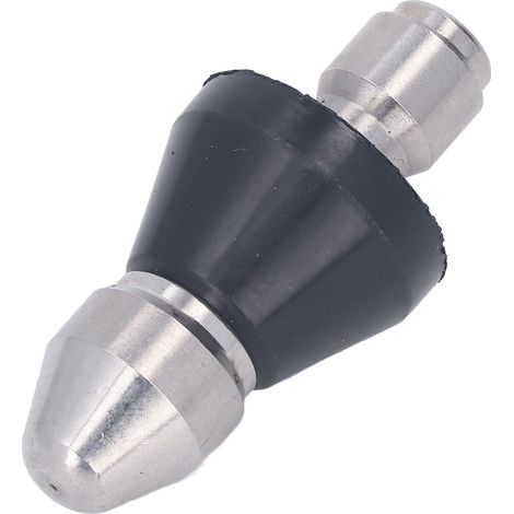Buse à Jet pour nettoyeur haute pression pointue 5000PSI, Mini buse à Jet compacte en acier inoxydable pour remplacement, 6 ouvertures, 3/8 jours NPT (1/5)