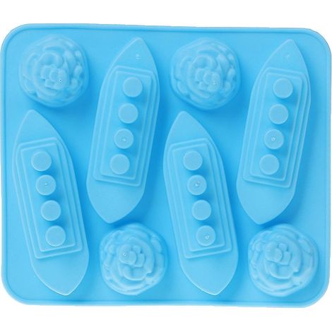 Silicone Ice Cube Tray Mold Engraving Mold Maker Titanic Shape For Party Drinks (1/5)