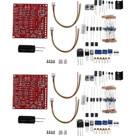 2X 0-30V 2MA-3A Alimentation réglable DC Kit d'alimentation régulée DIY Court avec protection (1/5)