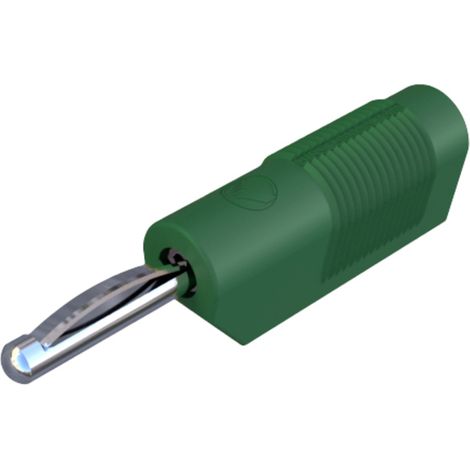 Hirschmann Test & Measurement VSB 20 Bananenstecker Stecker, gerade Stift-Ø: 4 mm Grün 1 St.