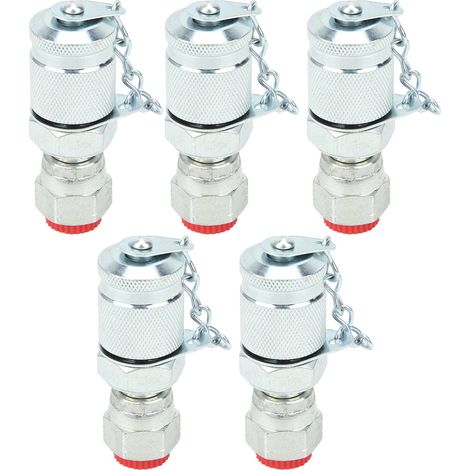 5 pièces adaptateur hydraulique test filetage connecteur pression mesure PT/PPT raccord manomètre (1/5)