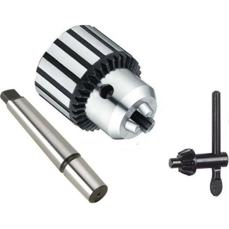 Mandrino a cremagliera / Tornio / Trapano a colonna 5-20mm attacco B22 + adattatore MT2-B22