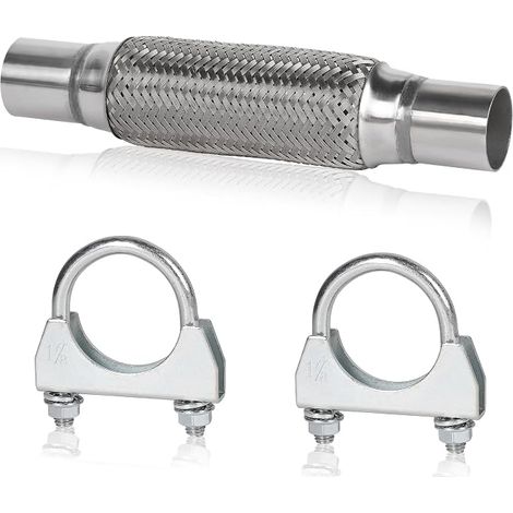 Flexible Exhaust Pipe 45 mm Stainless Steel 200 × 300 mm (1/3)