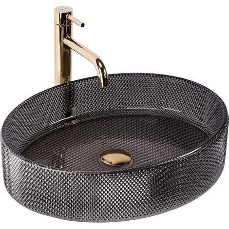 Aufsatzwaschbecken Rea Mirella Black