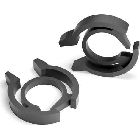 Lot de 2 pinces à ressort pneumatique compatibles avec E39 Touring - Rondelle de sécurité - Noir - Fabriqué en (1/3)