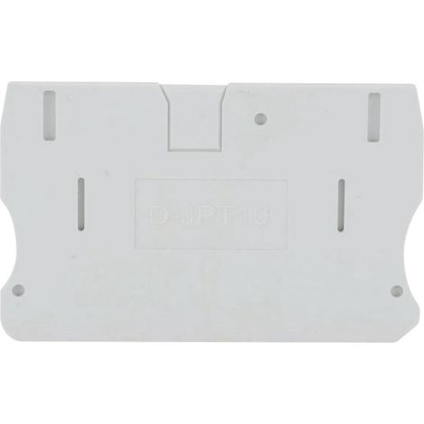 TRU COMPONENTS TC-11592396 Endhalter Passend für (Details): TC-JPT10, JC-JPT10-PE Grau 1 St.