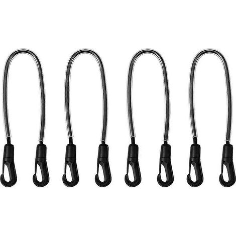 Lot de 4 sangles élastiques réglables pour couverture de cheval, avec clips doubles et sangles extensibles pour les jambes. (1/5)