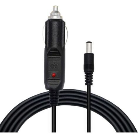Câble de Prise Allume-Cigare DC 5,5 x 2,5 mm mâle vers DC 12 Câble d'alimentation Automatique pour Voitures, camions, Bus(1.5M,2pcs)-INHHUB (1/5)