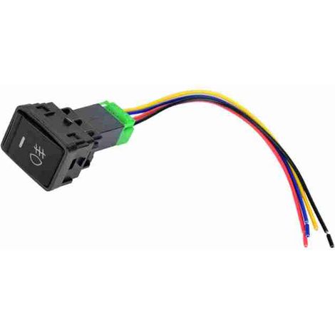Pulsador de 4 polos y 12 V con indicador LED integrado. (1/5)