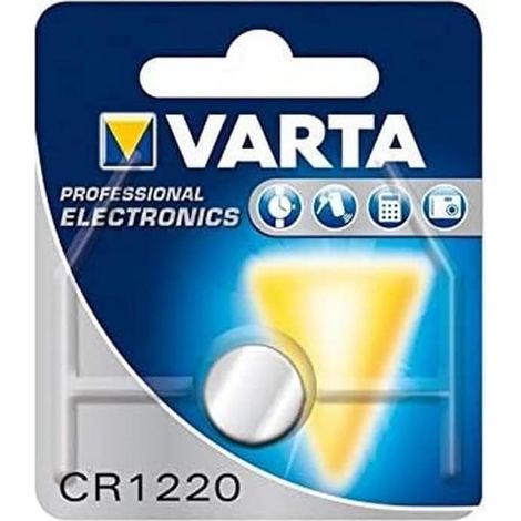 Varta CR 1220 Primary Lithium Button Non-Rechargeable Batteries (Lithium, CR1220)