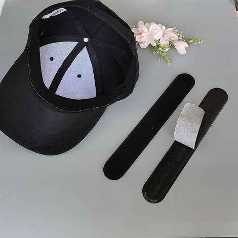 Lot de 50 doublures de casquette jetables avec bande anti-transpiration et sangles auto-adhésives absorbantes. (1/5)