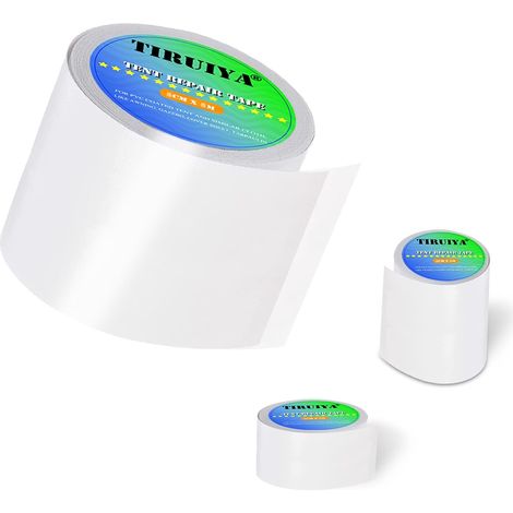 Kit Réparation Toile de Tente - Bache, Tonnelle, Auvent Caravane avec Rustine Thermocollante (1/5)