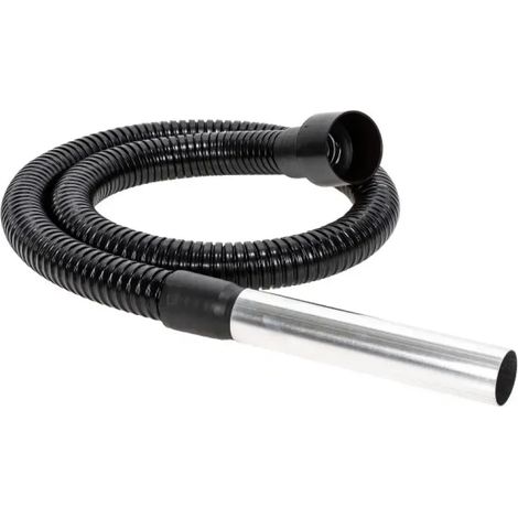 Tuyau flexible en acier avec manchons pour aspirateur à cendres - 1,5 m (1/3)