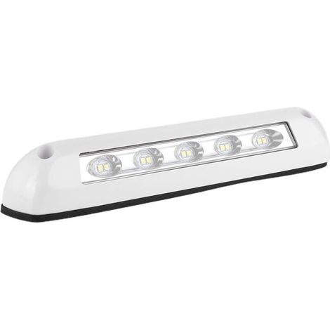 Iluminación LED exterior para autocaravanas, luces para toldos de caravanas, luz LED universal impermeable de 12V/24V para vehículos recreativos, barra de luz impermeable de 8W para toldos y porches, 